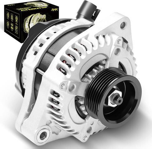 Oktiger Upgraded Alternator Compatible with Honda Pilot 2009-2011 Odyssey 2008-2010 for Ridgeline 2009-2011 3.5L, for Acura Mdx Rl Tl Tsx Zdx, 12V 130A Clockwise 6-Groove Pulley, OE 31100-RGW-A01 in Saudi Arabia