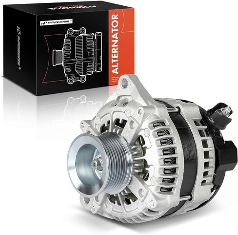 A-Premium Alternator Compatible with Ford F-250 Super Duty 2017-2022, F-350 Super Duty 2017-2022, F-450 Super Duty 2017-2022, F-550 Super Duty 2017-2022, 6.7L, 12V 175A 8-Groove Pulley Clockwise in Saudi Arabia