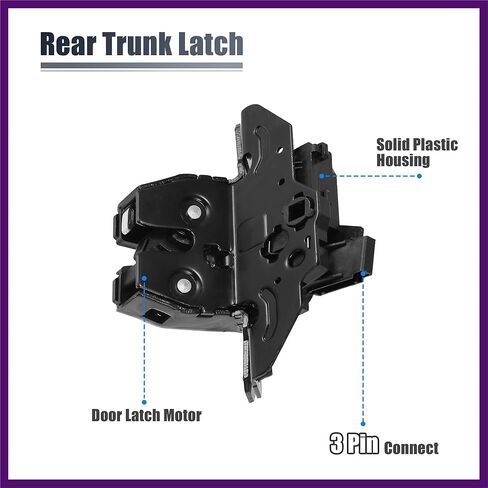 Rear Door Liftgate Tailgate Lock Trunk Latch Actuator for Chevrolet Trax Tahoe Suburban for GMC Yukon XL for Buick Encore 2015-2019 Replace 13515944 13508110 Premium Fit Design in Kuwait