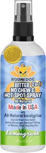 Bodhi Dog Not Here Spray - Trains Your Pet Where Not to Pee Indoors or Outdoors - Anti Marking Deterrent for Furniture, Carpet and Floor - Training Corrector for Puppies & Dogs - Made in USA (8 Fl Oz) in Kuwait