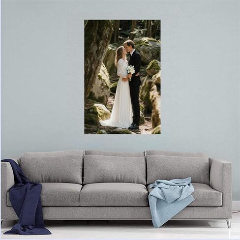 Canvas Prints With Your Photos : Personalized Custom Canvas Prints, Digitally Printed Photo To Canvas Ideal For Home Decor Gifts Keepsakes (1, Canvas, 12" Lx18, Framed) in Saudi Arabia