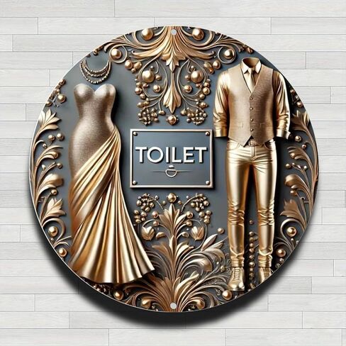 Happy Place Dont Ruin It Sign Vintage Rustic Aluminum Metal Round Wall Sign, 8-inch Indoor Outdoor Gifts And Decor for Home, Office, Cafe & Yard Farm in Saudi Arabia
