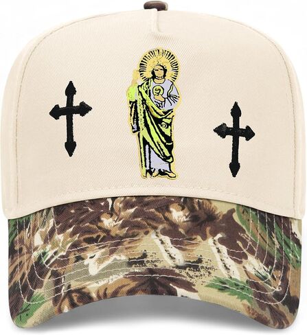 Double Cross Hat | Premium Adjustable Snapback Baseball Vintage Trucker Hats for Women & Men in Saudi Arabia