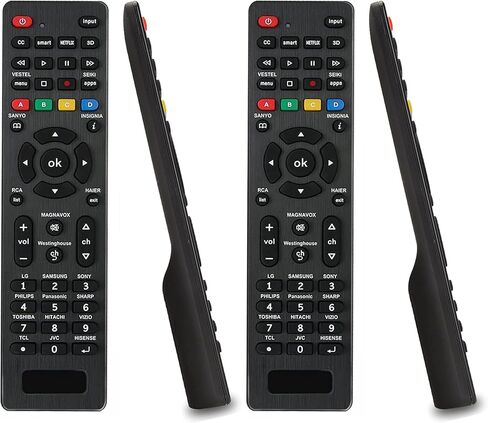 Universal Remote Control for LG, Samsung, Sony, Hisense, TCL, Philips, Vizio, Panasonic, Sanyo, Insignia, Toshiba, Sharp LCD LED 3D HDTV 4K Smart TV and More Other Brand TVs in Saudi Arabia