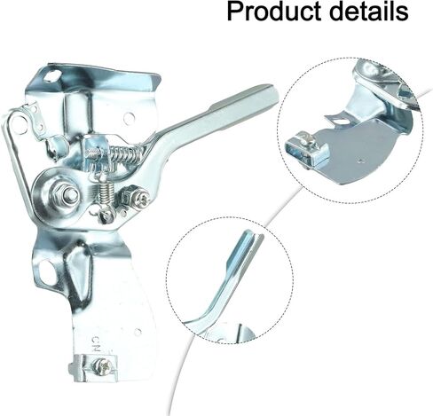 مجموعة صمامات الخانق مع زنبرك لهوندا GX140 GX160 GX200 5.5HP 6.5HP المحرك، مجموعة منظم قضيب رافعة الصلب استبدال 16500-ZH8-823 in Kuwait