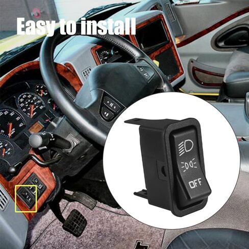 Heavy Duty Headlight Control Switch 901-5130 Fits for 2007-2017 International CXT Lonestar MXT ProStar IC Corporation 1300 FBC CE Commercial Integrated School Bus in Saudi Arabia