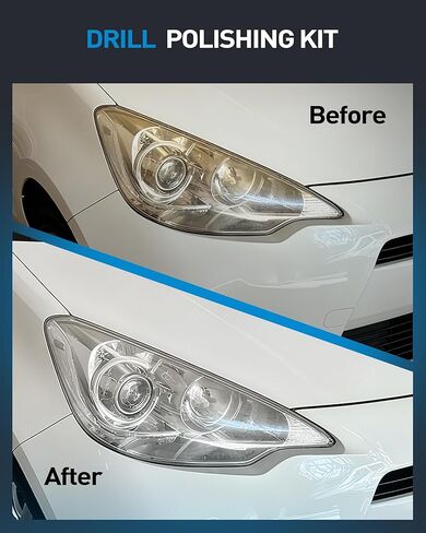 S SATC 143 PCS Headlight Restoration Kit, 3 Inch Hook and Loop Sanding Disc kit Drill Polisher Attachment, 60-10000 Grit Polishing Buffing Pads for Car Sanding, Waxing, Buffing, Scouring, Cleaning in Kuwait