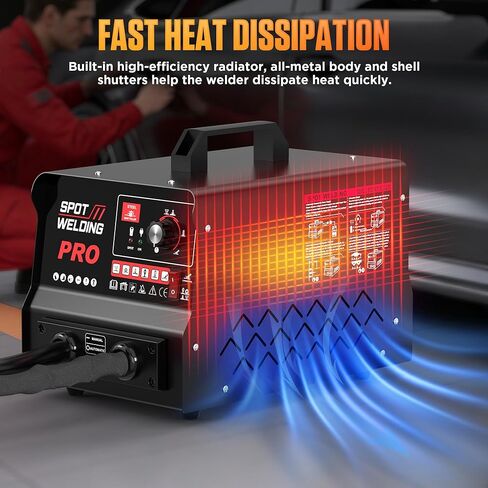 ماكينة لحام دنت بولير، 110 فولت 3500 وات، ماكينة لحام البقع، 3.5 كيلو وات، 6 أوضاع لحام، طقم إصلاح دنت السيارة، ماكينة لحام دنت السيارة والشاحنات والدراجات النارية in Kuwait