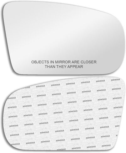 New Replacement Mirror Glass with Full Size Adhesive for Chevrolet Malibu Classic Oldsmobile Cutlass Passenger Side View Right RH in Saudi Arabia