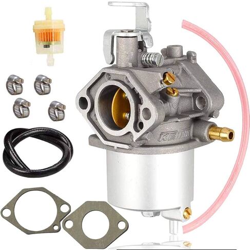 Compatible with FE290 Carburetor + Fuel Filter+black fuel line for Carburetor Golf Cart Club Gas Car DS & Precedent Turf Carryall Kawasaki FE290 Engine Carb 1992-1997 1016438 1016439 1016440 in Saudi Arabia