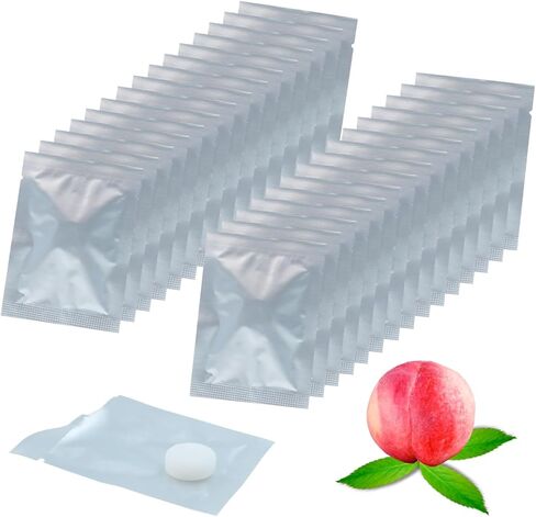 Car Air Freshener Replacement Pad Refill Scented Solid Replacement Car Vent Clip Freshener Peach Flavor Individually Wrapped 30 pcs in Kuwait