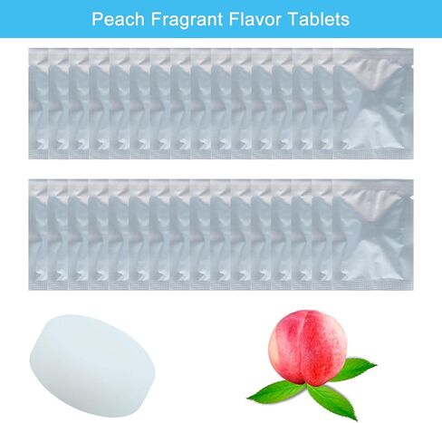 Car Air Freshener Replacement Pad Refill Scented Solid Replacement Car Vent Clip Freshener Peach Flavor Individually Wrapped 30 pcs in Kuwait