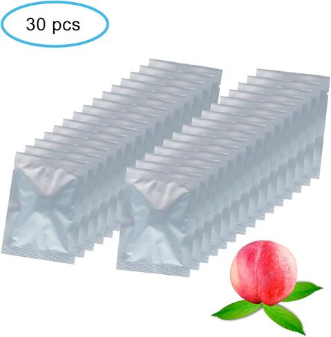 Car Air Freshener Replacement Pad Refill Scented Solid Replacement Car Vent Clip Freshener Peach Flavor Individually Wrapped 30 pcs in Kuwait