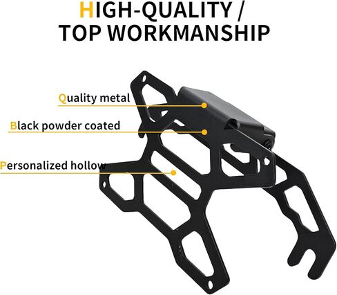 Flip-Up Front License Plate Frame Bracket Holder for 10" Hawse Fairlead, License Plate Flipper Mount Compatible with Jeep Wrangler Off-Road Pickup Truck Car RV Bumper Winch in Saudi Arabia