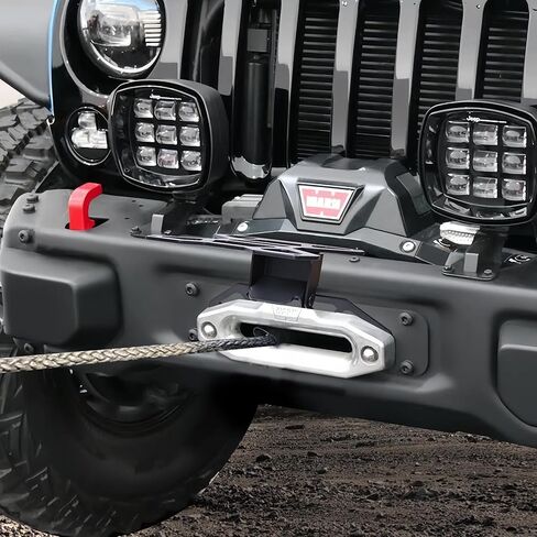 Flip-Up Front License Plate Frame Bracket Holder for 10" Hawse Fairlead, License Plate Flipper Mount Compatible with Jeep Wrangler Off-Road Pickup Truck Car RV Bumper Winch in Saudi Arabia