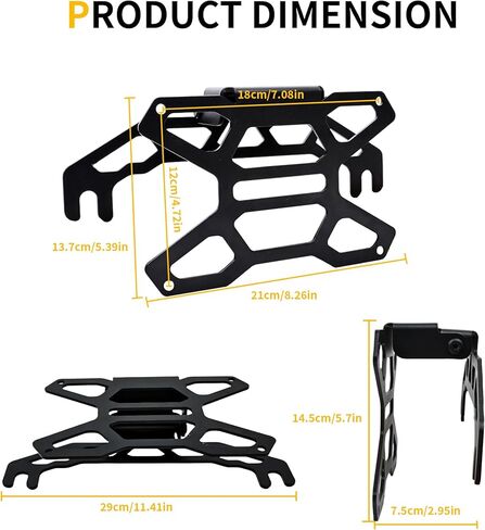 Flip-Up Front License Plate Frame Bracket Holder for 10" Hawse Fairlead, License Plate Flipper Mount Compatible with Jeep Wrangler Off-Road Pickup Truck Car RV Bumper Winch in Saudi Arabia