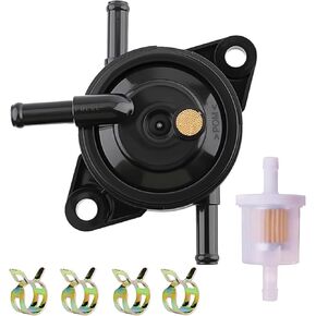 49040-0770 FR691V Fuel Pump Compatible with Kawasaki 49040-7008 for FS FR FX Series FS651V FS481V FR541V FS691V FS730V FR600V FS541V FR730V FR651V FS600V with Fuel Filter Clamps in Kuwait