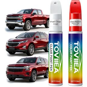 Sterling Gray Metallic(GXD/WA130H) Touch Up Paint Compatible with Chevrolet,2-In-1 Car Scratch Remover Pen,Car Paint Scratch Repair Kit for Scratches,Chips & Nicks,2-PCS SET in Kuwait