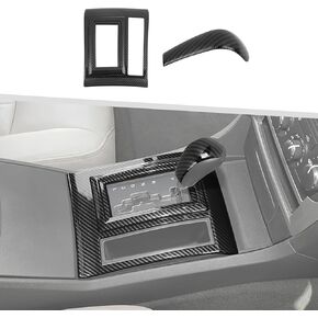 Jimen Fit for Dodge Charger/Chrysler 300C 2004-2010, 2PCS Gear Shift Panel & Shifter Knob Cover Trim in Kuwait
