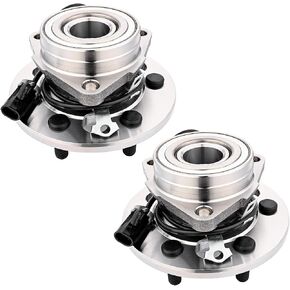 4WD 515024 2pcs Front Wheel Bearing Hub Assembly for Cadillac Escalade 1999-2000, for Chevy Tahoe 1995-2000, for GMC Yukon, for K1500(Suburban) 1995-1999, for K2500 (Suburban) 1995, 6-Lug w/ABS in Kuwait