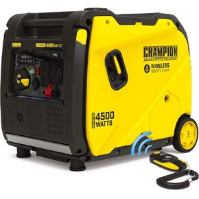 Champion Power Equipment 4500-Watt Wireless Remote Start Inverter Generator with Quiet Technology and CO Shield in Kuwait