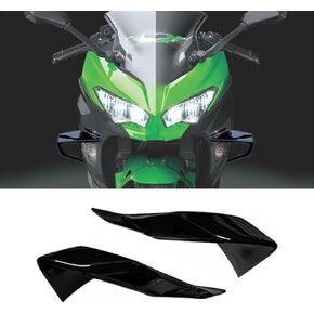 For NINJA 400 Ninja400 ninja 400 2024 2023 2022 2021-2018 Accessories Motorcycle Fixed Wind Wing Side Spoiler Fairing Kit Aerodynamic Side Wing Deflector Protective Cover (Black) in Kuwait