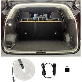 Trunk LED Light Strip for Tesla Model Y (Including New Model Y Juniper 2025-2026),Silicone Waterproof Neon Light Strip Embedded, Flexible Cutting Auto Interior Lighting (Cool White Light) in Saudi Arabia