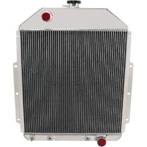 4 ROW Aluminum Radiator Compatible with 1942-1952 Ford F1 F2 F3 Pickup Trucks V8 in Saudi Arabia