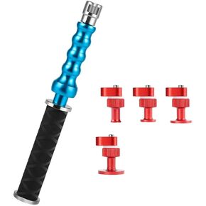 WHDZ Paintless Dent Repair Kit Slide Hammer with 4 Pieces Lockable Aluminum Puller Tab Auto Body Dent Removal Tool in Kuwait