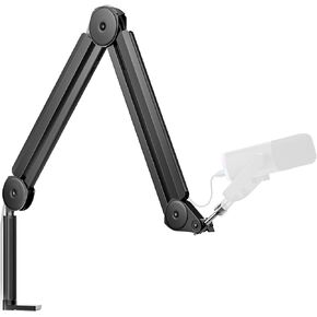 InnoGear Mic Arm, Boom Arm Microphone Stand Desk with Mount Clamp Cable Management Channels Detachable Riser 5/8" Thread Adapter for Blue Yeti Snowball Hyper X QuadCast SoloCast AT2020 Shure SM7B MV7 in Kuwait