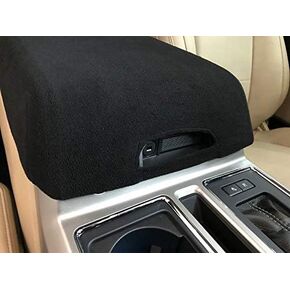 Car Console Covers Plus Made in USA fits Ford F150 F250 2014-2024 Select Bucket Seat Models Fleece Center Console Cover for Console Image as Shown Mossy in Kuwait