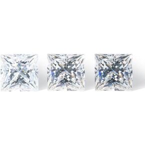 High Clarity D Colorless Princess Moissanite Diamond Loose Moissanite Stone in Saudi Arabia