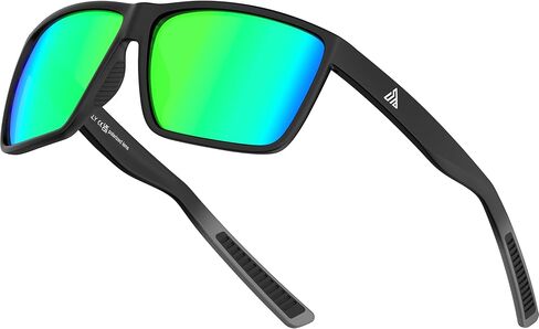 نظارات شمسية مستقطبة SIPLION للرجال القيادة: نظارات شمسية مربعة خفيفة الوزن للحماية من الأشعة فوق البنفسجية 400 إطار TR90 للسفر والمشي لمسافات طويلة in Kuwait