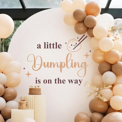 زلابية صغيرة على الطريق ملصق زلابية صغيرة استحمام الطفل الجنس تكشف زخارف الحفلات الطعام الصيني لوازم ديكور استحمام الطفل in Kuwait