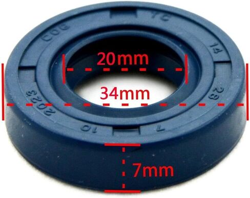 2 × أختام زيت دراجة نارية 20 × 34 × 7 مم in Kuwait