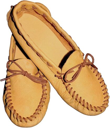 Realeather Adult Moccasin Leathercraft Kit, 12-13, Saddle Tan Brown in Saudi Arabia