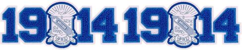 Desert Cactus Phi Beta Sigma Patch Fraternity Divine 9 Embroidered Appliqué Patch Sew or Iron On Blazer Jacket Bag (Felt Letterman Patch) in Saudi Arabia
