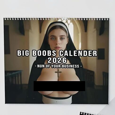Big Boobs Calender 2026 - Sexy Women Calendars, Calendar 2026 Funny BIG BOOBS Wall Calendar 12 Monthly Planner Office and Home Decor Wall Art Gag Gift in Saudi Arabia