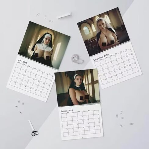Big Boobs Calender 2026 - Sexy Women Calendars, Calendar 2026 Funny BIG BOOBS Wall Calendar 12 Monthly Planner Office and Home Decor Wall Art Gag Gift in Saudi Arabia