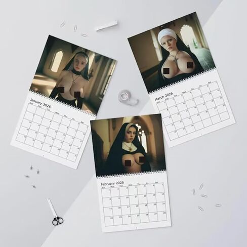 Big Boobs Calender 2026 - Sexy Women Calendars, Calendar 2026 Funny BIG BOOBS Wall Calendar 12 Monthly Planner Office and Home Decor Wall Art Gag Gift in Saudi Arabia