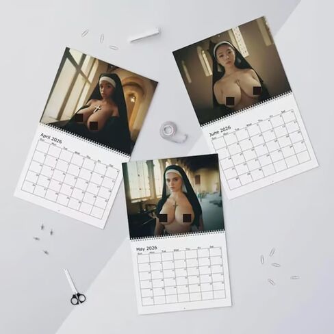 Big Boobs Calender 2026 - Sexy Women Calendars, Calendar 2026 Funny BIG BOOBS Wall Calendar 12 Monthly Planner Office and Home Decor Wall Art Gag Gift in Saudi Arabia