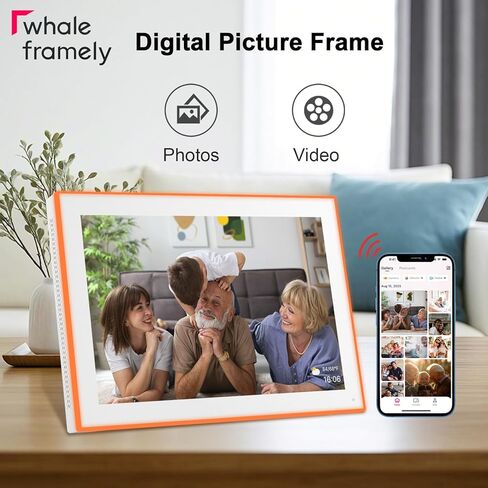 Akimart Calendar: 10.1-inch Wall Planner Digital Calendar & Chore Chart With LED Reminder, Smart Touchscreen Interactive Display for Family Schedules, Hearth Display Digital Calendar, Great for Organizing Your 2026 Year in Kuwait