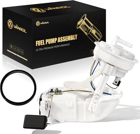 Electric Fuel Pump Module Assembly Compatible with 2001-2005 Honda Civic L4 1.3L 1.7L 2.0L Gas Replace E8566M 17045-S5A-A00 VANBOL0097 with Sending Unit O-ring in Saudi Arabia