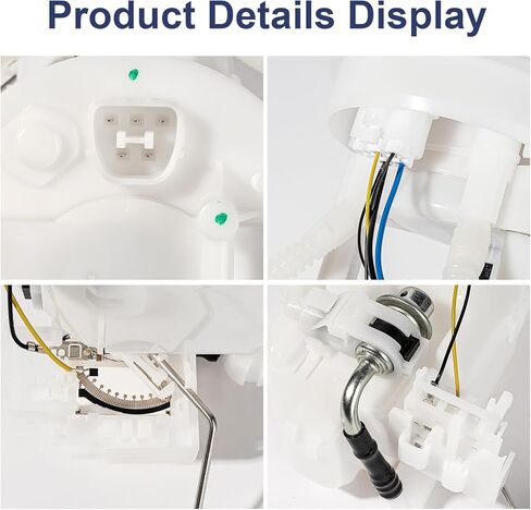 Electric Fuel Pump Module Assembly Compatible with 2001-2005 Honda Civic L4 1.3L 1.7L 2.0L Gas Replace E8566M 17045-S5A-A00 VANBOL0097 with Sending Unit O-ring in Saudi Arabia