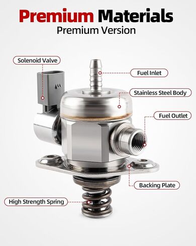 مضخة وقود عالية الضغط متوافقة مع 2013-2022 Volkswagen Jetta VW Passat Golf Alltrack SportWagen Beetle Audi A4 Allroad A5 A6 Quattro A7 Sportback Q5 PHEV Q7 06A127026A (إصدار ممتاز) in Saudi Arabia
