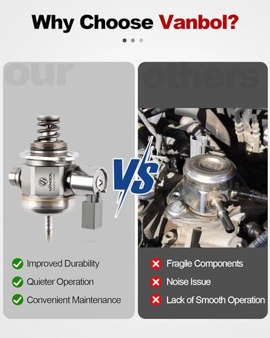 مضخة وقود عالية الضغط متوافقة مع 2013-2022 Volkswagen Jetta VW Passat Golf Alltrack SportWagen Beetle Audi A4 Allroad A5 A6 Quattro A7 Sportback Q5 PHEV Q7 06A127026A (إصدار ممتاز) in Saudi Arabia