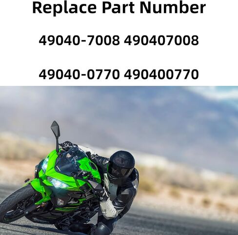 49040-0770 FR691V Fuel Pump Compatible with Kawasaki 49040-7008 for FS FR FX Series FS651V FS481V FR541V FS691V FS730V FR600V FS541V FR730V FR651V FS600V with Fuel Filter Clamps in Kuwait