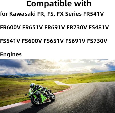 49040-0770 FR691V Fuel Pump Compatible with Kawasaki 49040-7008 for FS FR FX Series FS651V FS481V FR541V FS691V FS730V FR600V FS541V FR730V FR651V FS600V with Fuel Filter Clamps in Kuwait