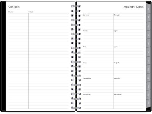 Blue Sky 2027 Weekly and Monthly Planner Calendar, Includes January 2027 - December 2027, 5" x 8", Flexible Cover, Wirebound, Laminated Tabs, Enterprise in Saudi Arabia