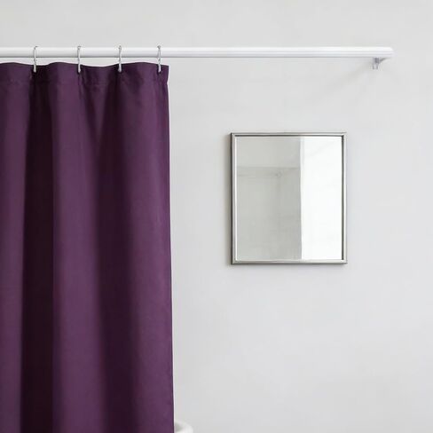 5 Pcs Curtain Single Rods Bulk Included Hardware and Bracket White Adjustable Tension Rod for Kitchen Windows Door Valance Sash Curtains(22-45 Inch) in Kuwait